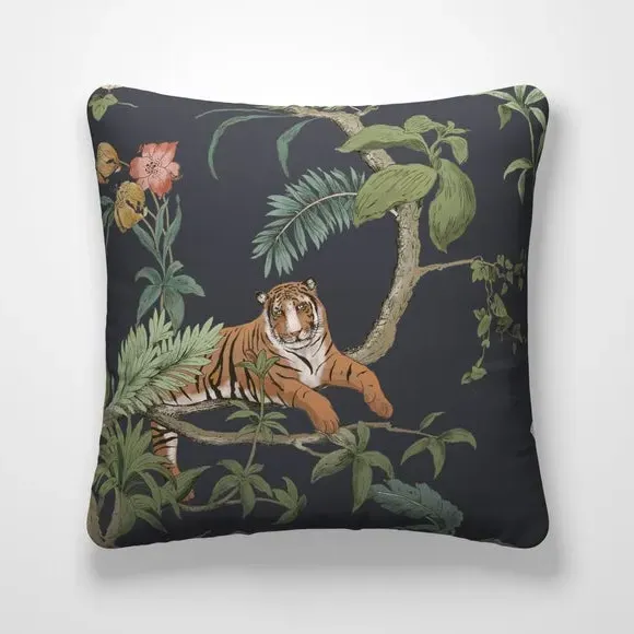 Bengal Cushion Cover - Slate, Velvet