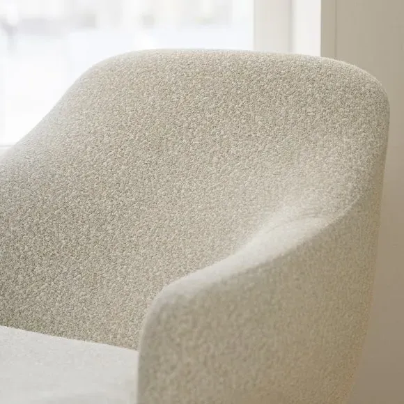 Bentwood Accent Chair - Natural, Boucle