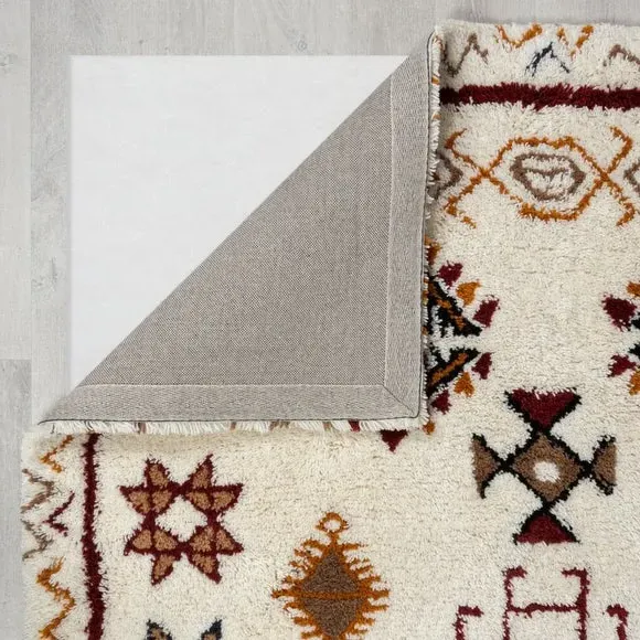 Berber Rug Handcrafted - Multicoloured, Wool