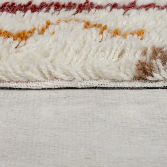 Berber Rug Handcrafted - Multicoloured, Wool