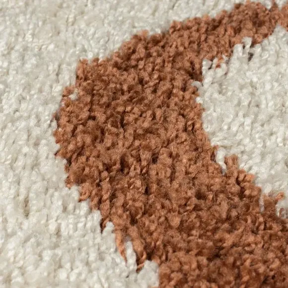 Berber Rug with Shaggy Pile - Multicoloured