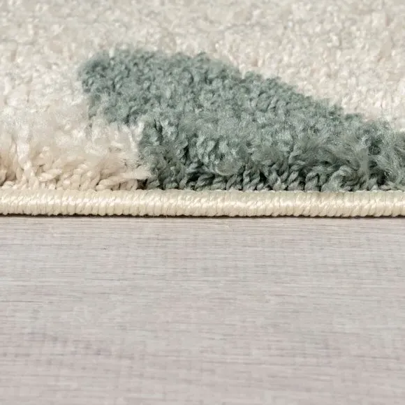 Berber Rug with Shaggy Pile - Multicoloured