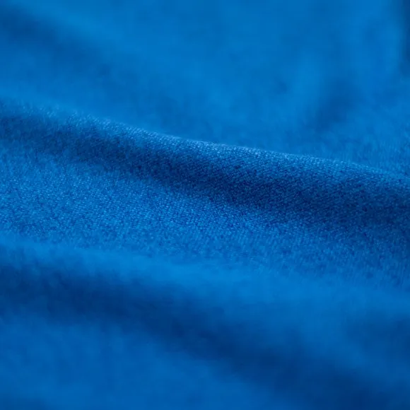 Blackout Curtains Pencil Pleat - Blue, Brushed