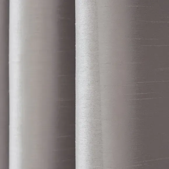 Blackout Curtains with Pencil Pleat - Silver
