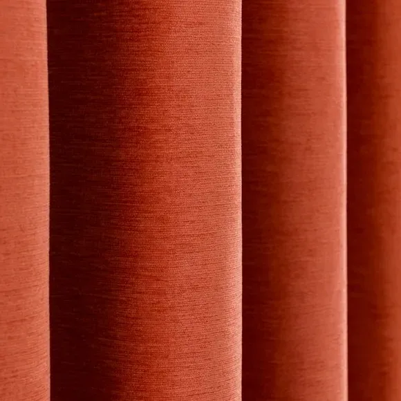 Blackout Eyelet Curtains - Desert Marigold, Polyester