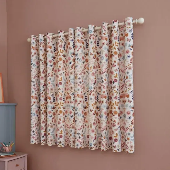 Blackout Eyelet Curtains - Multicolor, Cotton
