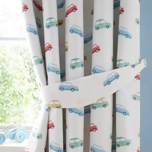 Blackout Eyelet Curtains - Multicolor, Cotton