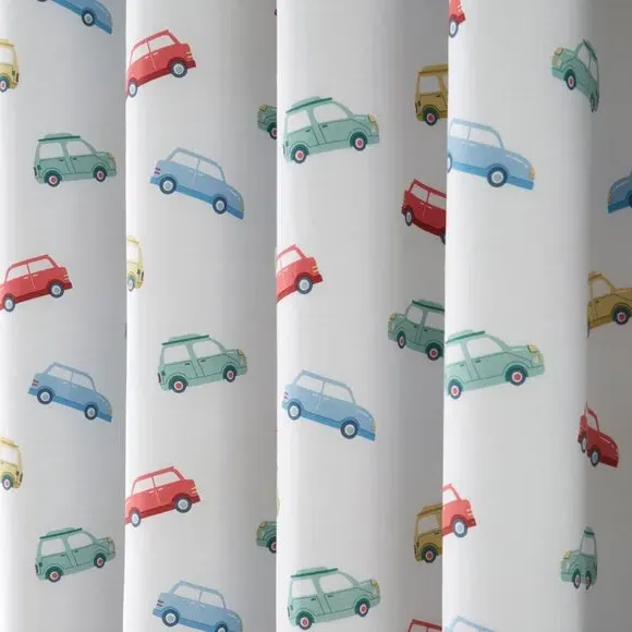 Blackout Eyelet Curtains - Multicolor, Cotton