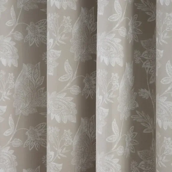 Blackout Eyelet Curtains - Natural, Cotton