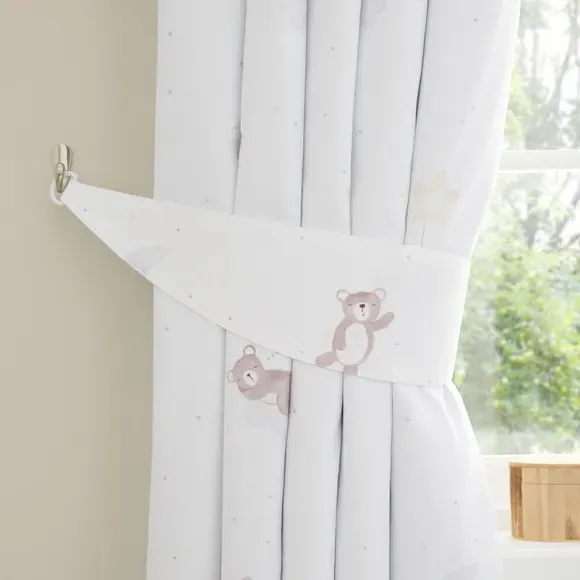 Blackout Eyelet Curtains - Natural, Polyester