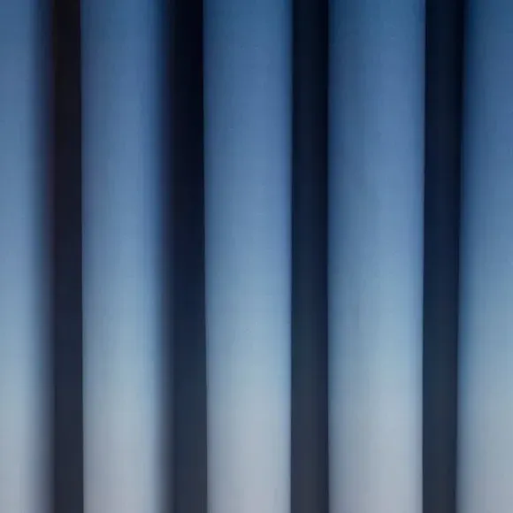 Blackout Eyelet Curtains with Ombre - Navy