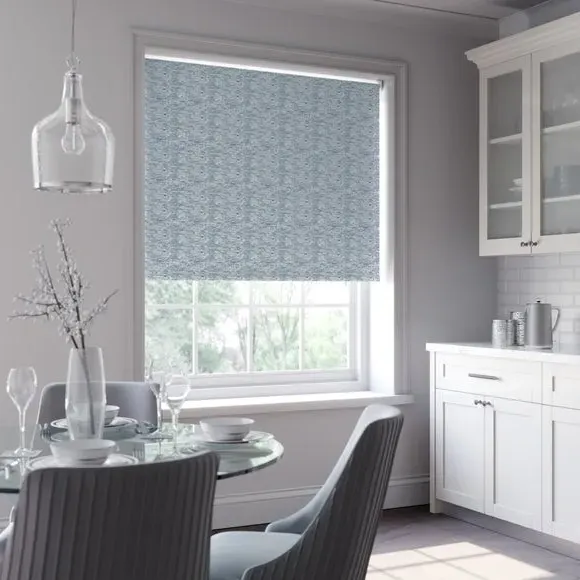 Blackout Roller Blind Abstract Texture - Navy