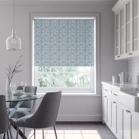 Blackout Roller Blind Abstract Texture - Navy image