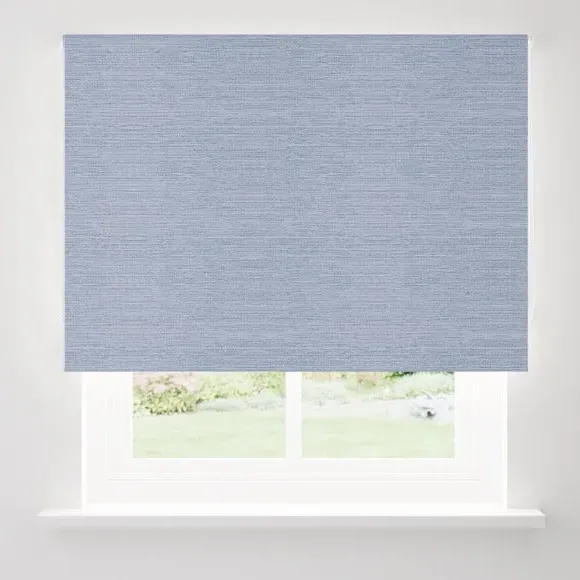 Blackout Roller Blind - Blue, Polyester