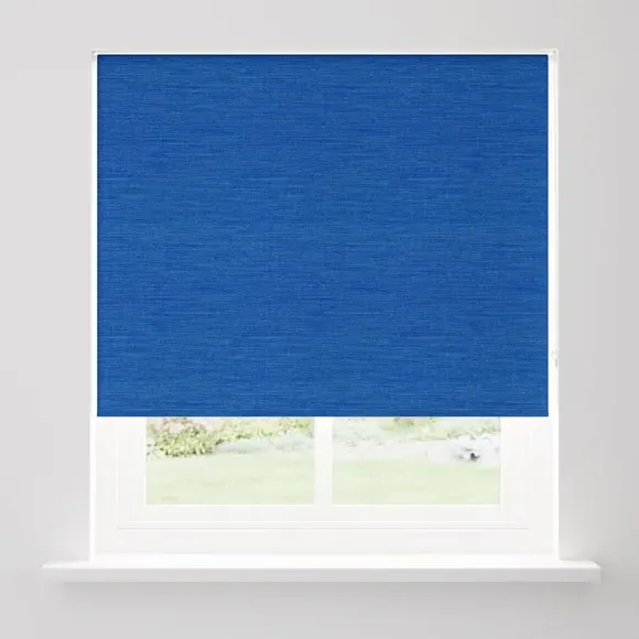 Blackout Roller Blind - Blue, Polyester