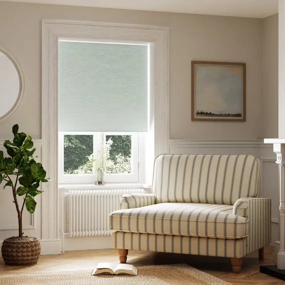 Blackout Roller Blind - Celadon, Polyester