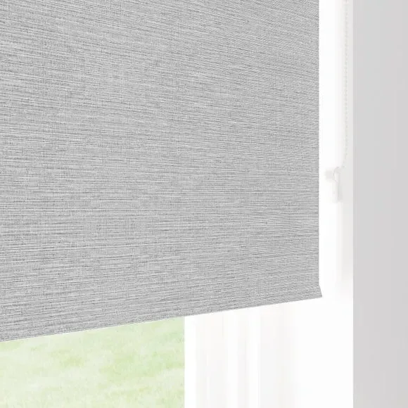 Blackout Roller Blind - Charcoal, Polyester