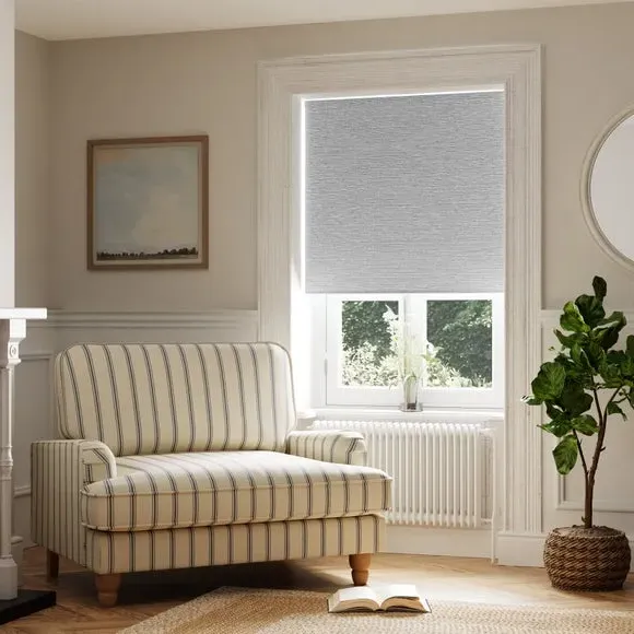 Blackout Roller Blind - Charcoal, Polyester