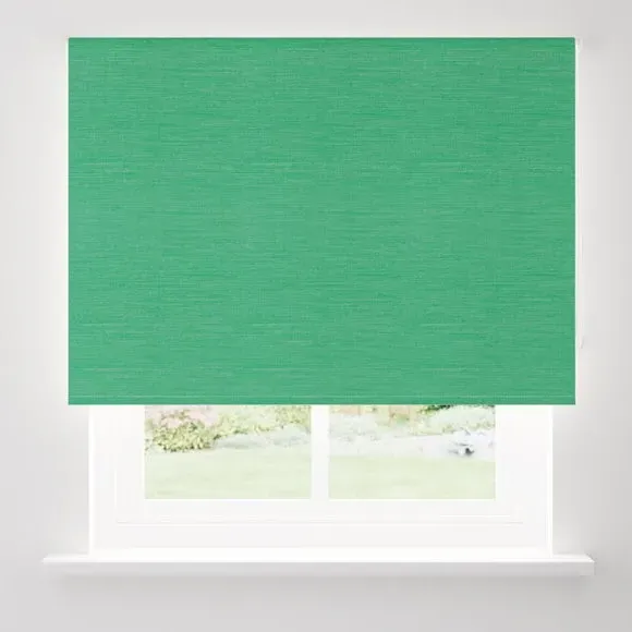 Blackout Roller Blind - Emerald, Polyester