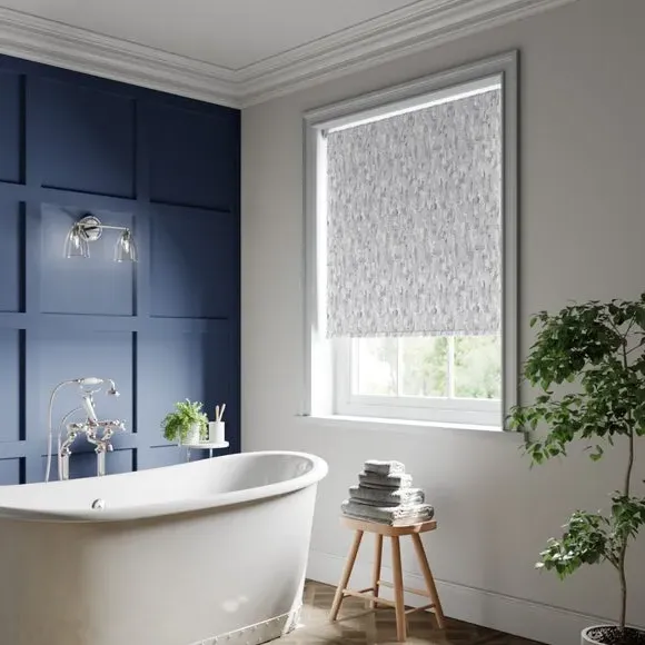 Blackout Roller Blind Flame Retardant - Basalt