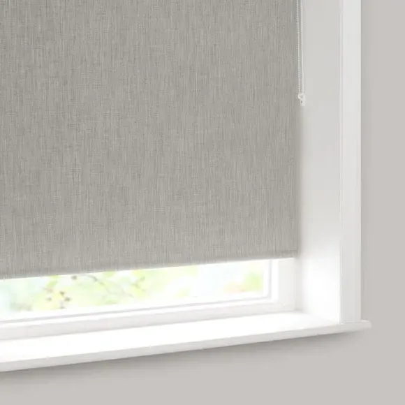 Blackout Roller Blind - Grey, Polyester
