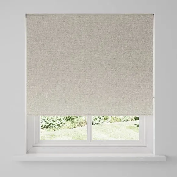 Blackout Roller Blind - Natural, Polyester