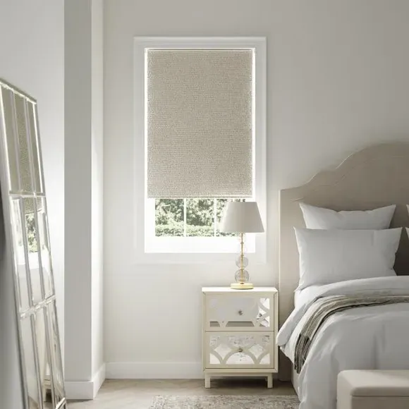 Blackout Roller Blind - Natural, Polyester image