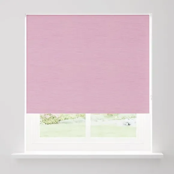 Blackout Roller Blind - Pink, Polyester