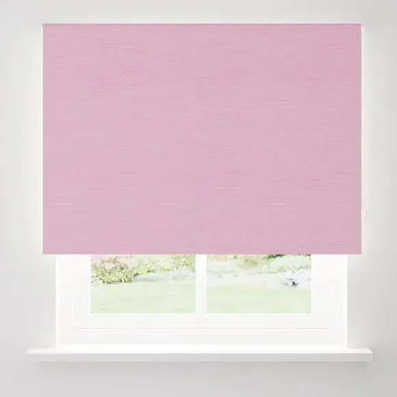 Blackout Roller Blind - Pink, Polyester