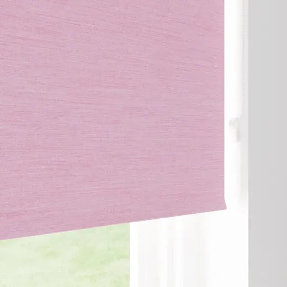 Blackout Roller Blind - Pink, Polyester