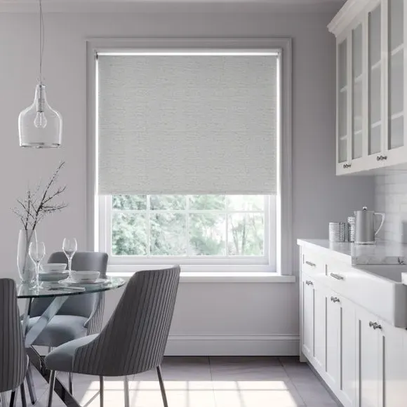 Blackout Roller Blind - Silver, Polyester image