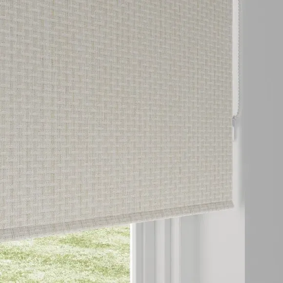 Blackout Roller Blind - Silver, Polyester