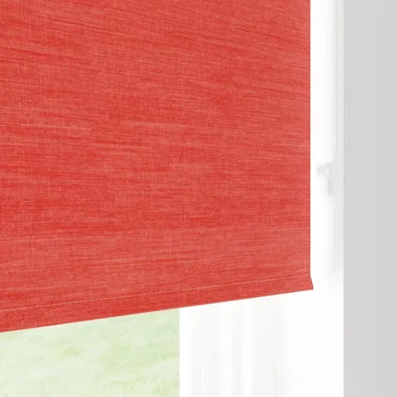 Blackout Roller Blind - Tomato, Polyester