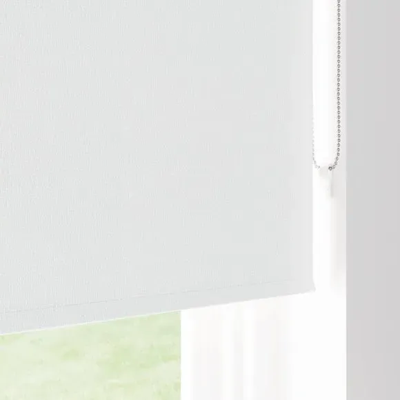 Blackout Roller Blind - White, Polyester