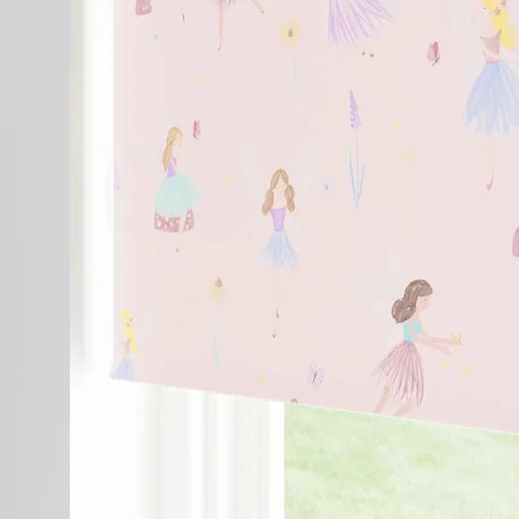 Blackout Roller Blind with Twist Safe - Pink