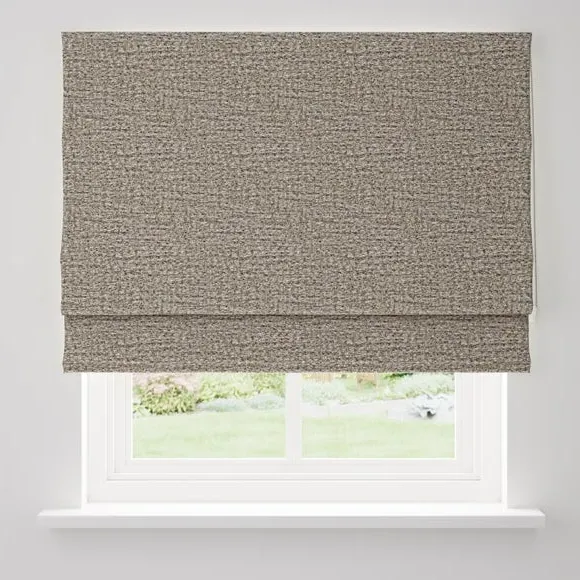 Blackout Roman Blind - Natural, Chenille