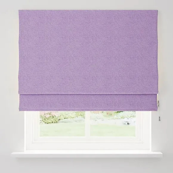 Blackout Roman Blind - Orchid, Woven Fabric