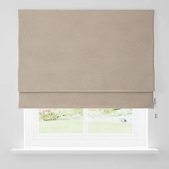 Blackout Roman Blind - Taupe, Woven Fabric