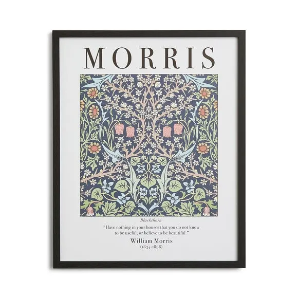 Blackthorn Framed Print - Black Frame