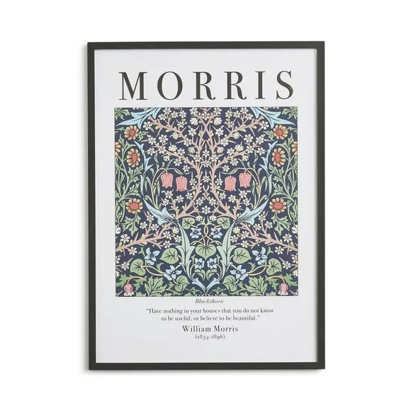 Blackthorn Framed Print - Black Frame