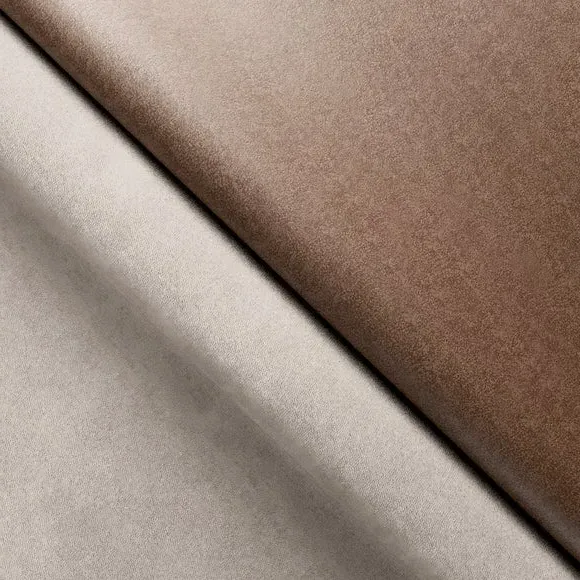 Blake Footstool - Chocolate, Faux Leather