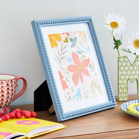Bobbin Photo Frame - Ashley Blue