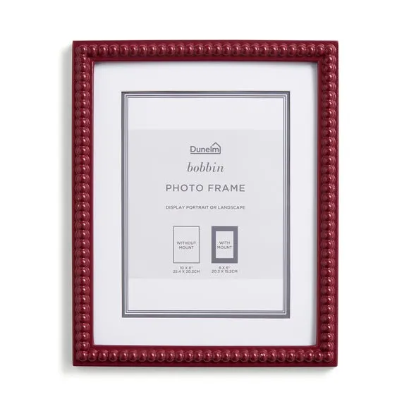 Bobbin Photo Frame - Burgundy