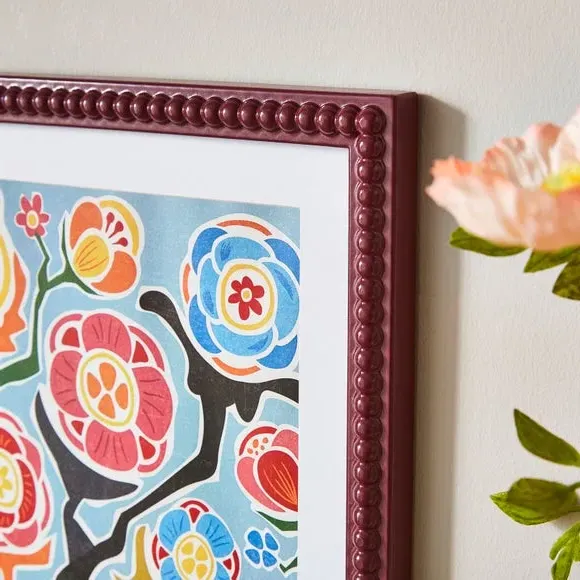 Bobbin Photo Frame - Burgundy