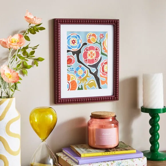 Bobbin Photo Frame - Burgundy