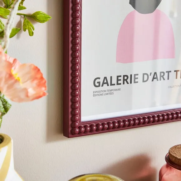 Bobbin Photo Frame - Burgundy