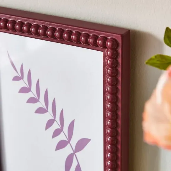 Bobbin Photo Frame - Burgundy