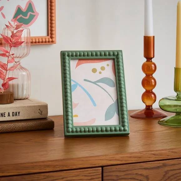 Bobbin Photo Frame - Green