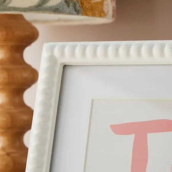 Bobbin Photo Frame - White