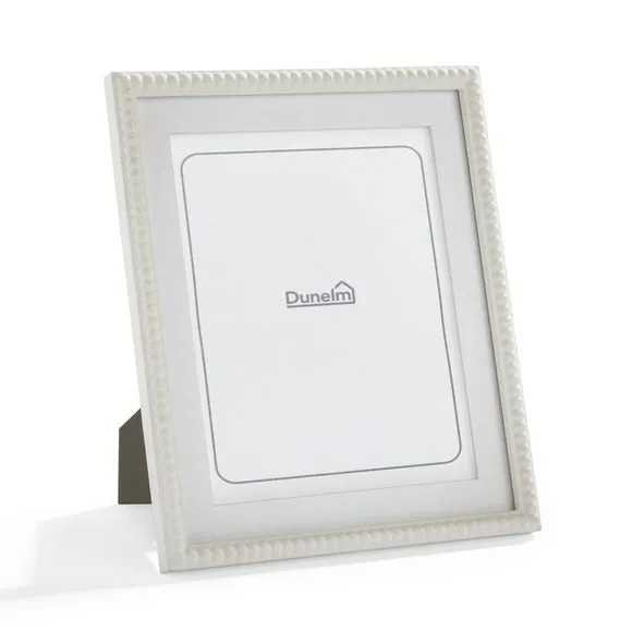 Bobbin Photo Frame - White